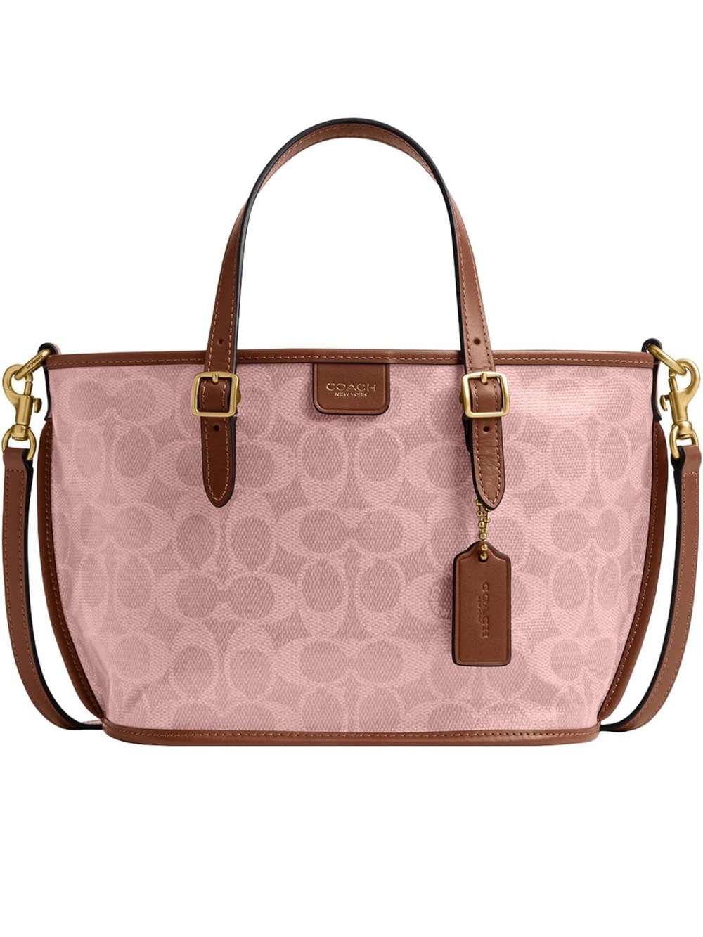 Coach Taxi Tote 21 in Pink Sable